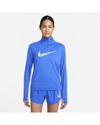 Nike - Swoosh Dri-fit 1/4-zip Mid Layer - Lyst