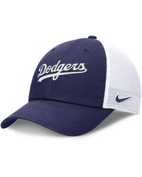 Nike - Los Angeles Dodgers Evergreen Wordmark Trucker Adjustable Hat At Nordstrom - Lyst