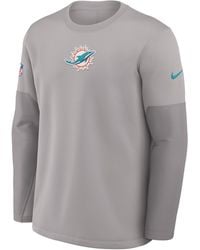Nike - Miami Dolphins Scripted To Win Sideline Coach Therma-Fit Nfl Long-Sleeve T-Shirt - Lyst