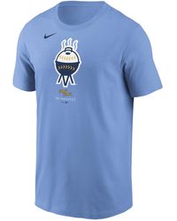 Nike - Milwaukee Brewers City Connect Logo Mlb T-shirt - Lyst