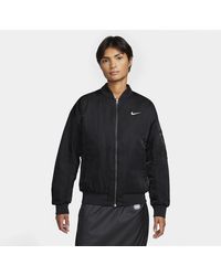Nike - Sportswear Omkeerbaar Varsity Bomberjack - Lyst