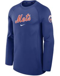 Nike - New York Mets Authentic Collection Game Time Dri-fit Mlb Long-sleeve T-shirt - Lyst