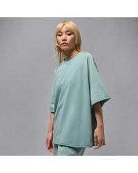 Nike - Flight Fleece Oversized Short-Sleeve French Terry Top - Lyst