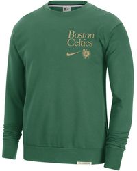 Nike - Boston Celtics Standard Issue Dri-fit Nba Crew-neck Sweatshirt - Lyst