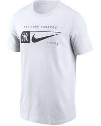 Nike - New York Yankees Team Swoosh Lockup Mlb T-shirt - Lyst