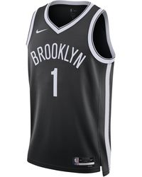 Nike - Brooklyn Nets Diamond Icon Edition Dri-fit Nba Swingman Jersey - Lyst