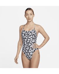 Nike - Swim Hydrastrong Lace-up Tie-back One-piece Swimsuit - Lyst
