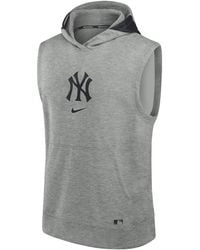Nike - Cleveland Guardians Authentic Collection Early Work Men's Dri-fit Mlb Sleeveless Pullover Hoodie - Lyst