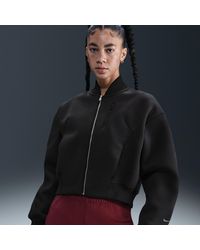 Nike - Sportswear Modern Fleece Oversized Destroyer Jacket - Lyst