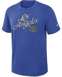 Nike - Los Angeles Rams Rivalries Collection Slub Dri-Fit Nfl T-Shirt - Lyst