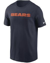 Nike - Chicago Bears Primetime Wordmark Essential Nfl T-Shirt - Lyst