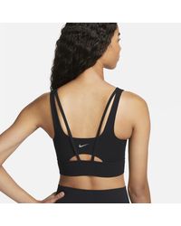 Nike - Bra longline con imbottitura e sostegno medio zenvy - Lyst