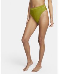 Nike - Swim Cut-out High-waisted Bikini Bottoms Polyester - Lyst