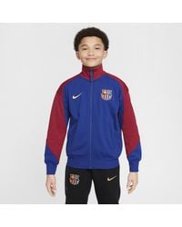 Nike - F.C. Barcelona Academy Pro Home Older Kids' Dri-Fit Football Anthem Jacket - Lyst