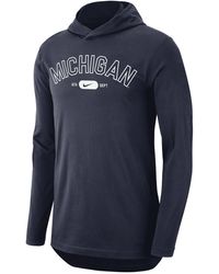 Nike - Michigan Dri-fit College Hooded T-shirt - Lyst