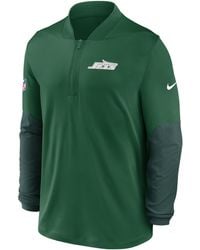 Nike - New York Jets Feel The Pressure Dri-Fit Nfl 1/2-Zip Top - Lyst