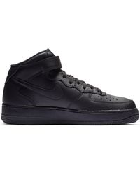 black af1 mid top