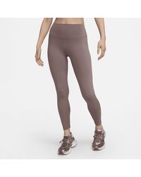 Nike - One Lange legging Met Hoge Taille - Lyst