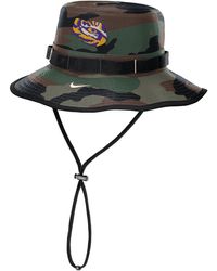 nike men's sportswear branded sideline camo bucket hat