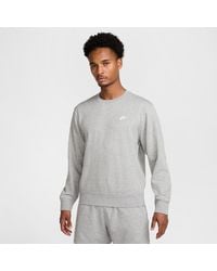 Nike - Club French Terry Crew - Lyst