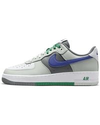 Nike Air Force 1 '07 LV8 Men's Size 7.5 Suede Trainer Shoes AA1117 400 Blue  
