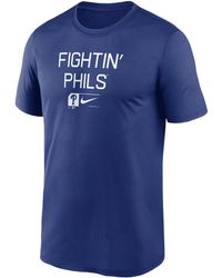 Nike - Philadelphia Phillies Baseball Phrase Legend Dri-fit Mlb T-shirt - Lyst
