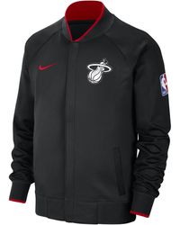 Nike - Miami Heat Showtime City Edition Dri-fit Full-zip Long-sleeve Jacket 50% Recycled Polyester - Lyst