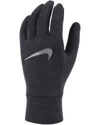 Nike Therma-sphere' Crew' Running Gloves in Black for Men UK