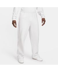 Nike - Solo Swoosh Open-hem Fleece Pants - Lyst