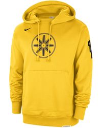 Nike - Golden State Warriors Standard Issue 2023/24 City Edition Nba Courtside Hoodie Cotton - Lyst