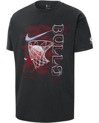Nike - T-shirt chicago bulls courtside max90 nba - Lyst