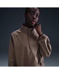 Nike - Sportswear Collection Oversized Twill 1/4-Zip Top - Lyst