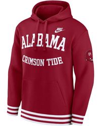 Nike - Alabama Crimson Tide Legacy Retro MenâS College Pullover Hoodie - Lyst