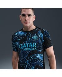 Nike - Inter Milan Academy Pro Dri-Fit Football Pre-Match Short-Sleeve Top - Lyst