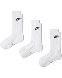 Nike - Everyday Elevated Crew Socks (3 Pairs) - Lyst