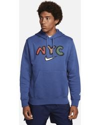 Nike - Sportswear Club Fleece Pullover Graphic Hoodie - Lyst