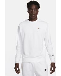 Nike - Sportswear French Terry Crew-neck Sweatshirt Polyester - Lyst