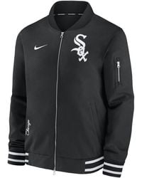 Nike - Chicago White Sox Authentic Collection Full-zip Bomber Jacket - Lyst