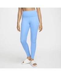 Nike - One High-waisted Full-length leggings Polyester - Lyst