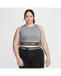 Nike - Pro Dri-Fit Cropped Tank Top (Plus Size) - Lyst