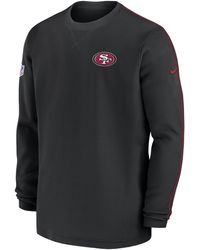 Nike - San Francisco 49Ers Sideline Coach MenâS Nfl Long-Sleeve Top - Lyst