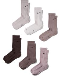 Nike - Everyday Elevated Crew Socks (6 Pairs) - Lyst