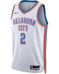 Nike - Shai Gilgeous-Alexander Oklahoma City Thunder 2022/23 Association Edition Dri-Fit Nba Swingman Jersey - Lyst