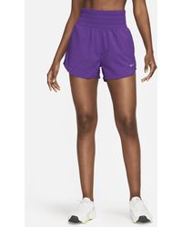 Nike - One Dri-fit Ultra High-waisted 3" Brief-lined Shorts - Lyst