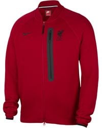 Nike - Liverpool F.C. Tech Fleece Football Jacket - Lyst