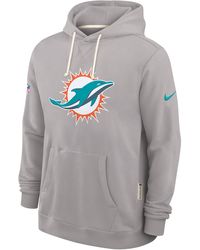 Nike - Miami Dolphins Initial Home Sideline Dri-Fit Nfl Pullover Hoodie - Lyst