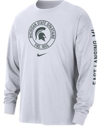 Nike - Michigan State Max90 College Long-sleeve T-shirt - Lyst