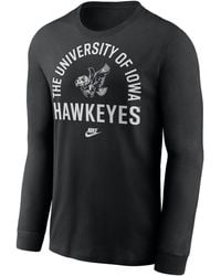Nike - Iowa Legacy Arched Logo College Long-Sleeve T-Shirt - Lyst