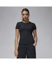 Nike - Jordan Essentials T-shirt Met Korte Mouwen En Aansluitende Pasvorm - Lyst