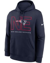 Nike - New England Patriots Busted Play Club Nfl Pullover Hoodie - Lyst